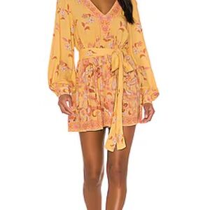 SPELL Sunrise Orange and Pink Patterned Jumper